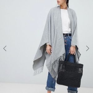 ASOS Gray Cape One Size